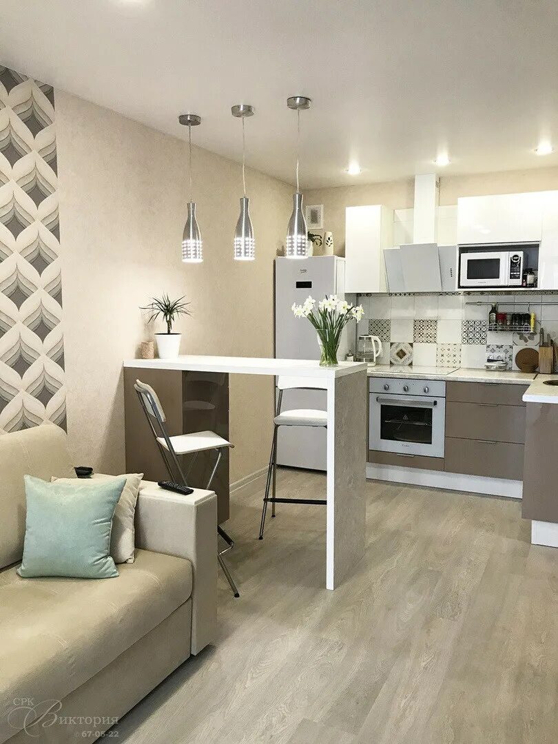 Квартира студия 26,3 м.кв - SMART&MINI. Квартира до 30 кв. метров PINWIN - конку