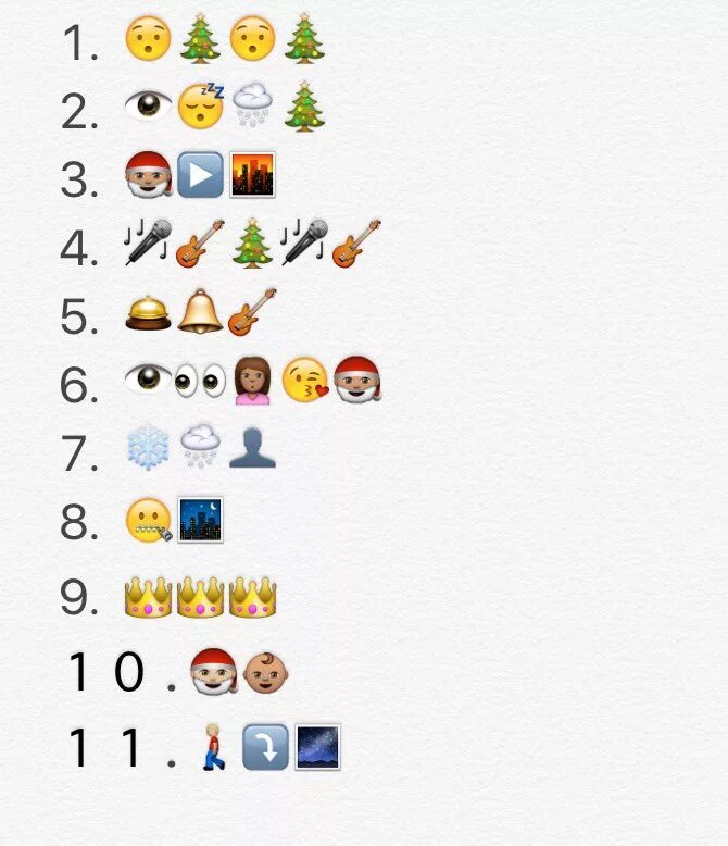 Угадать новогоднюю песню по эмодзи. Угадайка на новый год. Угадай новогоднюю песню по эмодзи с ответами. Новогодние песни по эмодзи. Угадай новогоднюю песню по эмоджи.