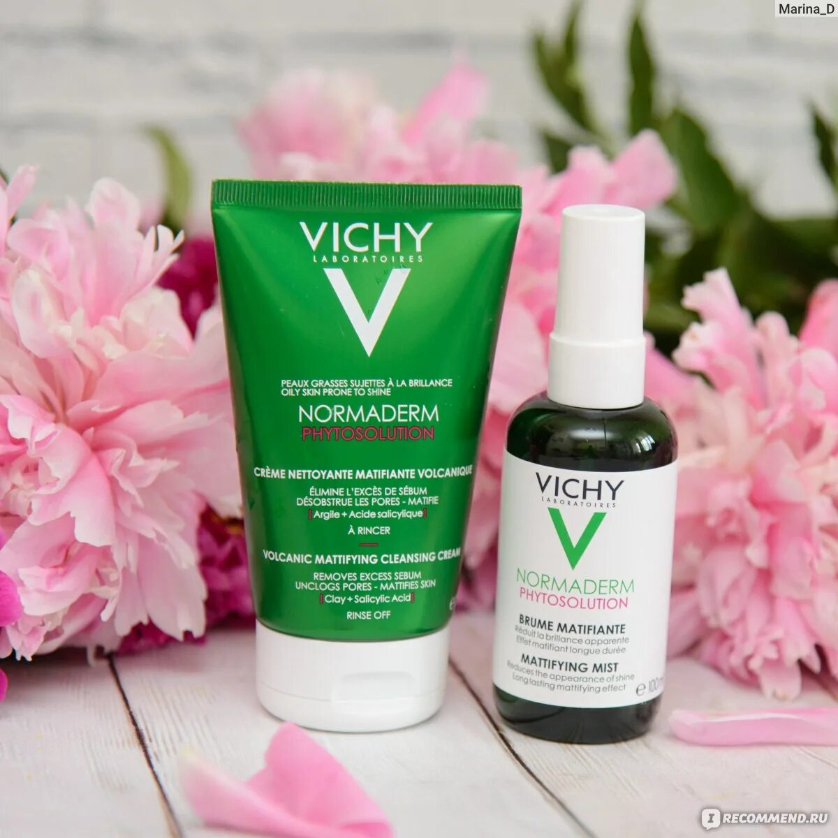 Vichy Normaderm phytosolution. Матирующий спрей виши. Vichy Нормадерм phytosolution Mattifying Mist. Виши Нормадерм фитосолюшн спрей матирующий 100мл.