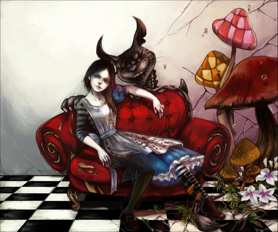 Алиса и чеширский кот. Alice Madness Returns Алиса и Чешир. Алиса Лидделл и Алиса в стране чудес. Алиса Лидделл Alice Madness Returns и Чеширский кот. Алиса Лидделл Alice Madness Returns Cat.