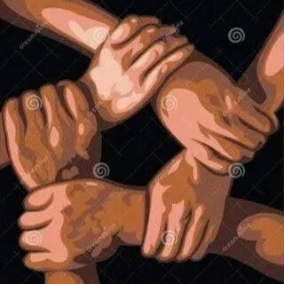 Hands around neck