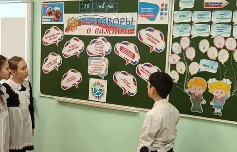 Оформление доски разговоры о важном образ будущего