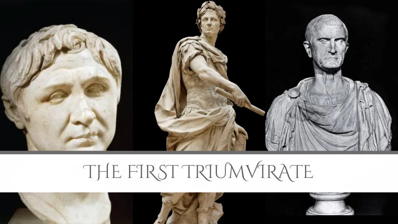 Триумвират в древнем риме. Триумвират Цезаря Помпея и Красса.