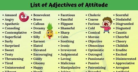 Attitude перевод с английского