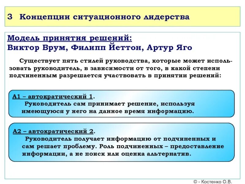 Руководить решением