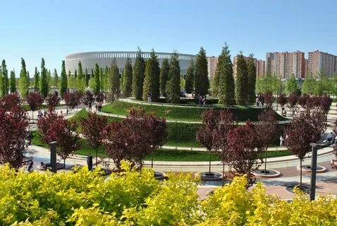 Арт объекты парка галицкого в краснодаре