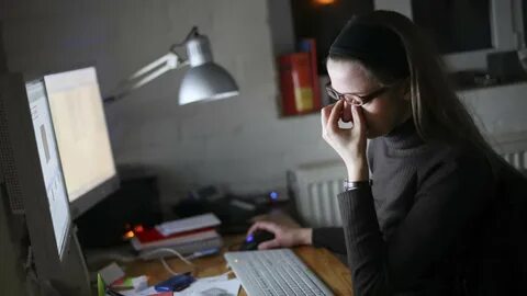 Плохое освещение на рабочем месте