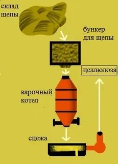 Получение древесной целлюлозы