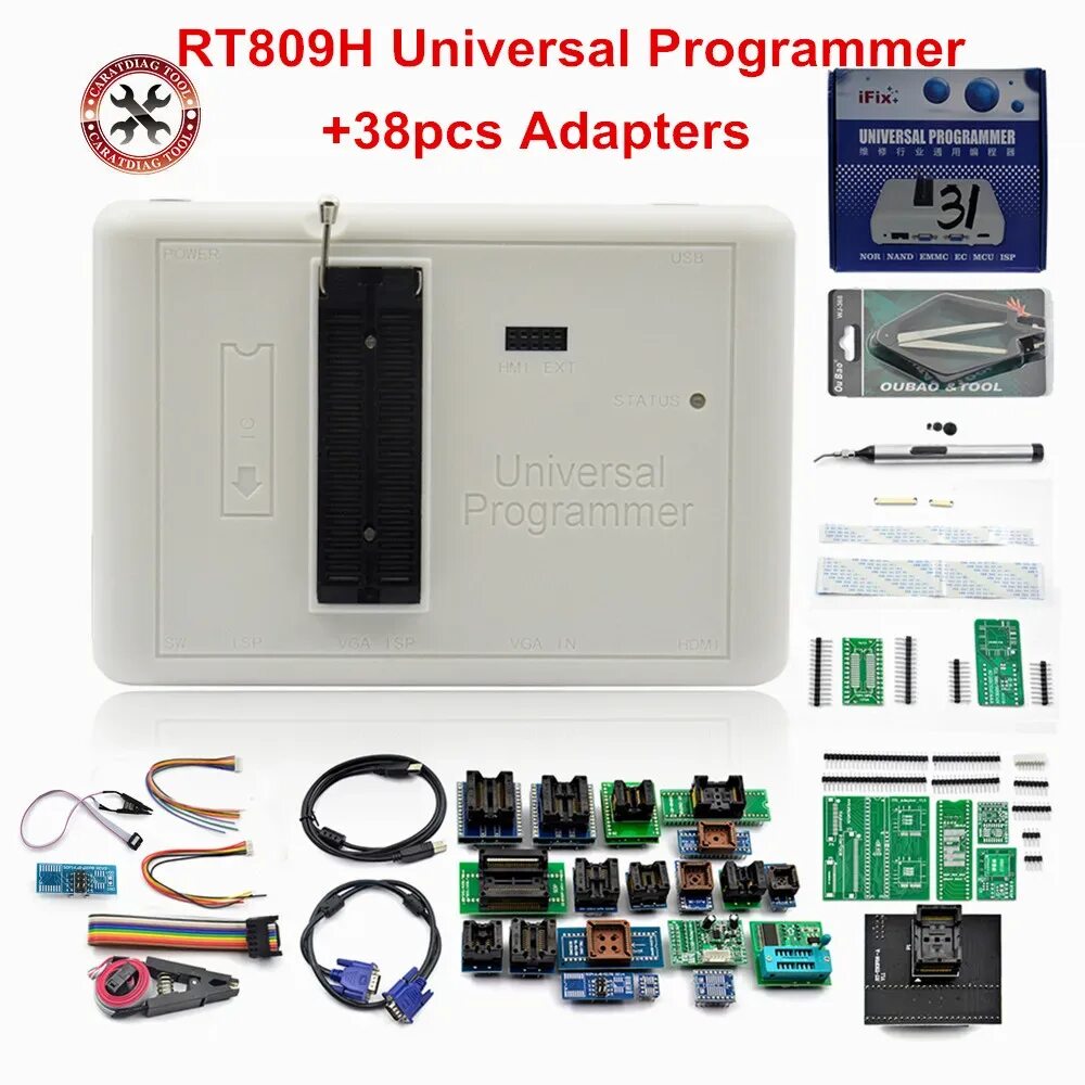 Программатор rt809h. Rt809h программатор. universal programmer. тайфун 809h. ifix.