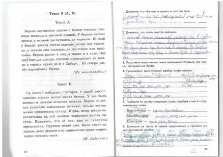 Синтаксический разбор предложения береза