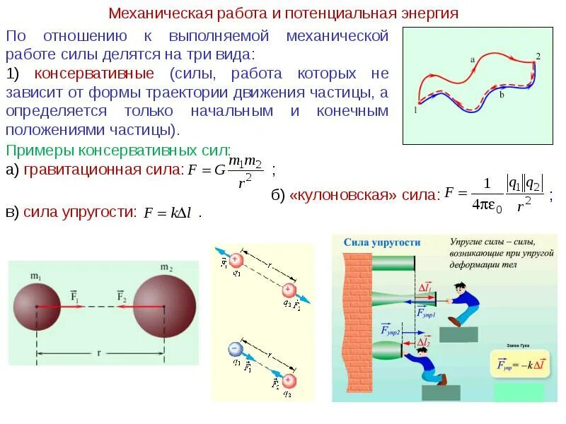 Механическая энергия мощность. Потенциальная энергия механической системы консервативные системы. Работа потенциальной энергии. Механическая работа и энергия. Механическая работа и мощность.