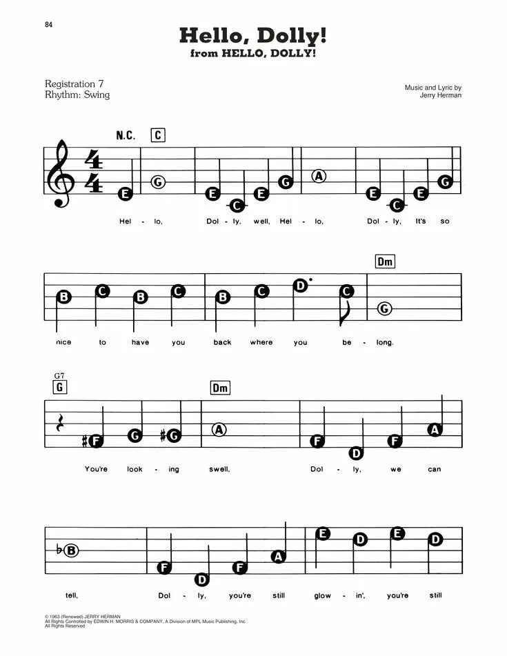 Hello note. Привет долли ноты. хелло долли ноты. ноты джаза hello, dolly!. dolly на фортепиано.