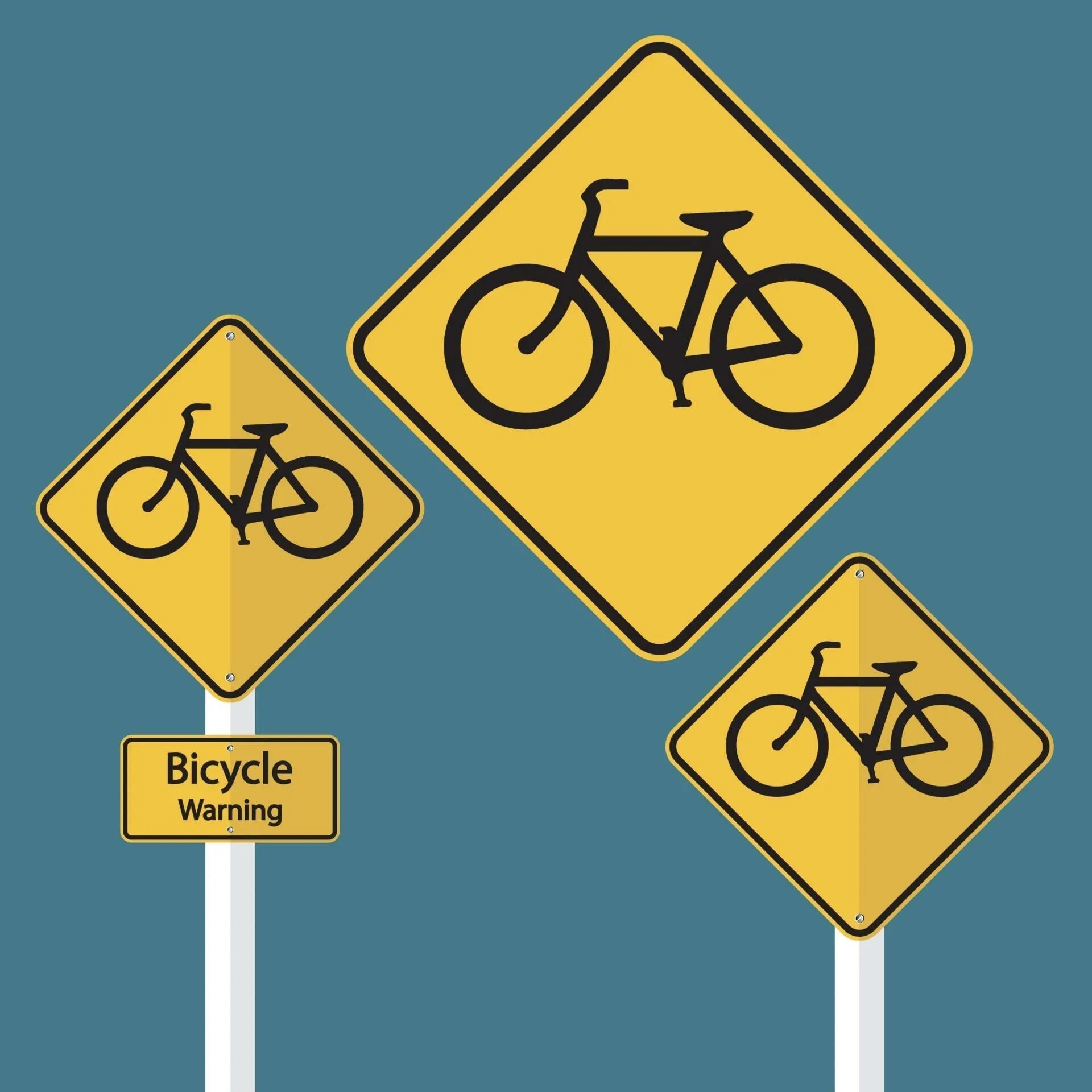 Изолированные знаки. Желтый ромб дорожный знак. Знак велосипед в ромбе. Дорожный знак желтый с велосипедом. Предупреждающие знаки велосипед.