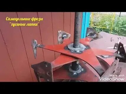 Мотоблок салют гусиные лапки