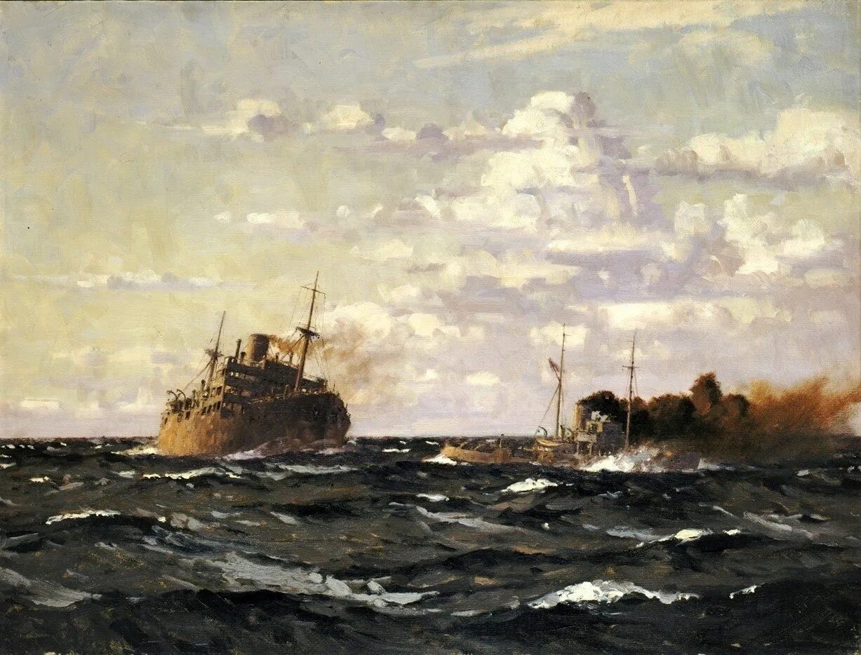 Картина пароходов. Левитан свежий ветер Волга картина. Norman Wilkinson (1878–1971). Пароходы в живописи.