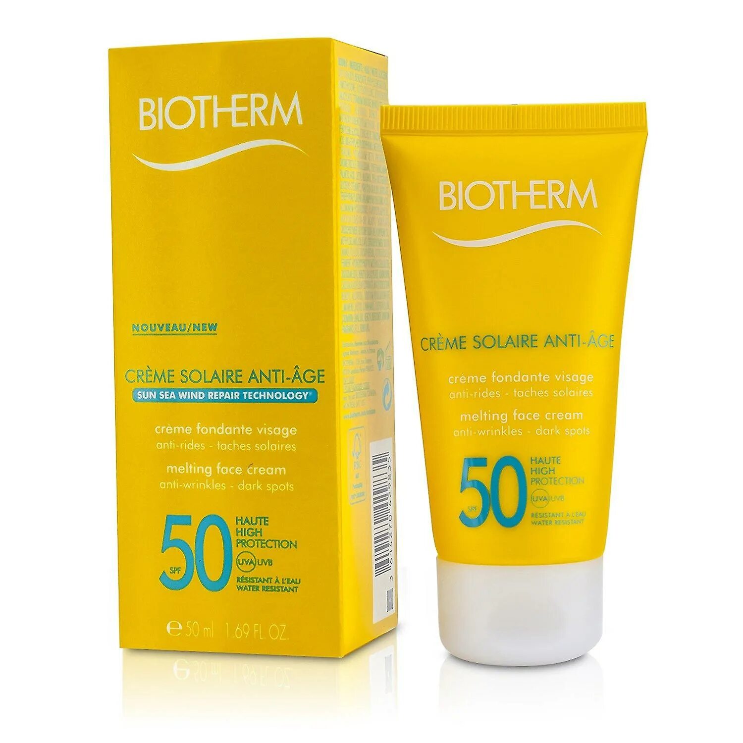 Creme solaire spf30. Biotherm солнцезащитный крем 50. Солнцезащитный крем СПФ 50. Biotherm - Creme solaire SPF 50 Dry Touch UVA/UVB.