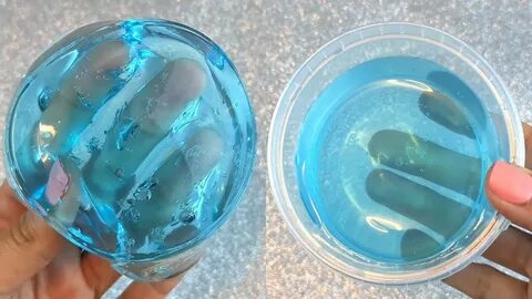 Слайм из прозрачного клея