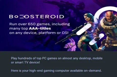 Boosteroid облачный гейминг