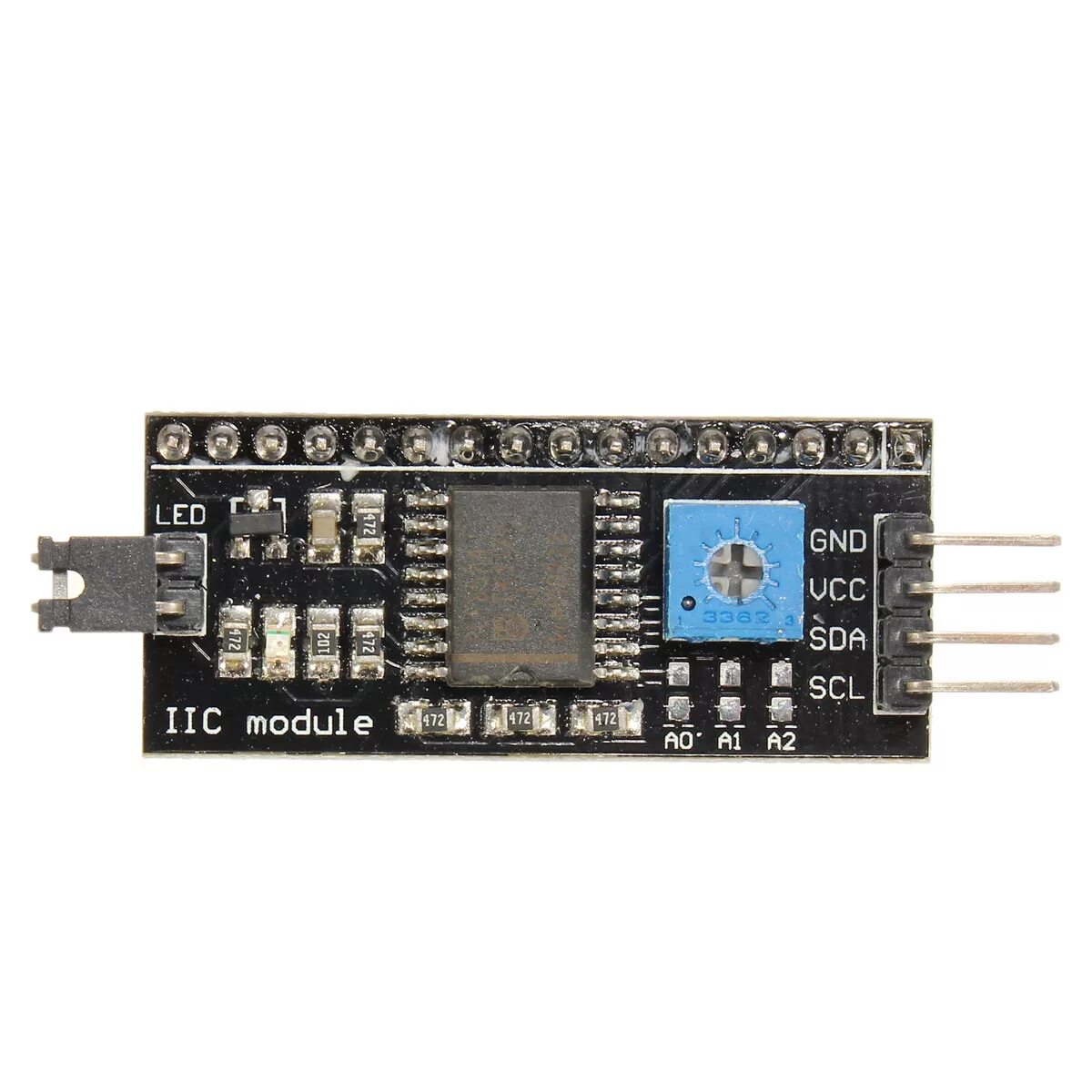 Плата i2c. Дисплей 1602 с интерфейсом i2c. (модуль pcf8575);. корпус под дисплей 1602.
