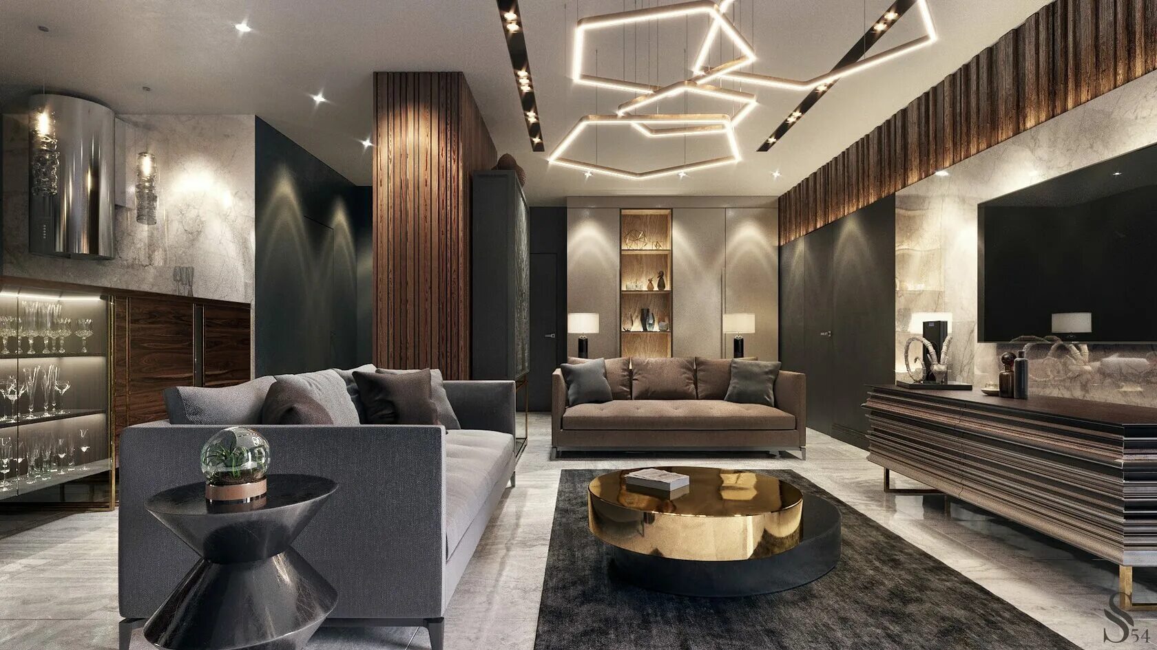 Alchymia. Интерьер гостиничного номера. Современные интерьеры премиум класса. Роскошные интерьеры в современном стиле. Интерьер премиум класса.