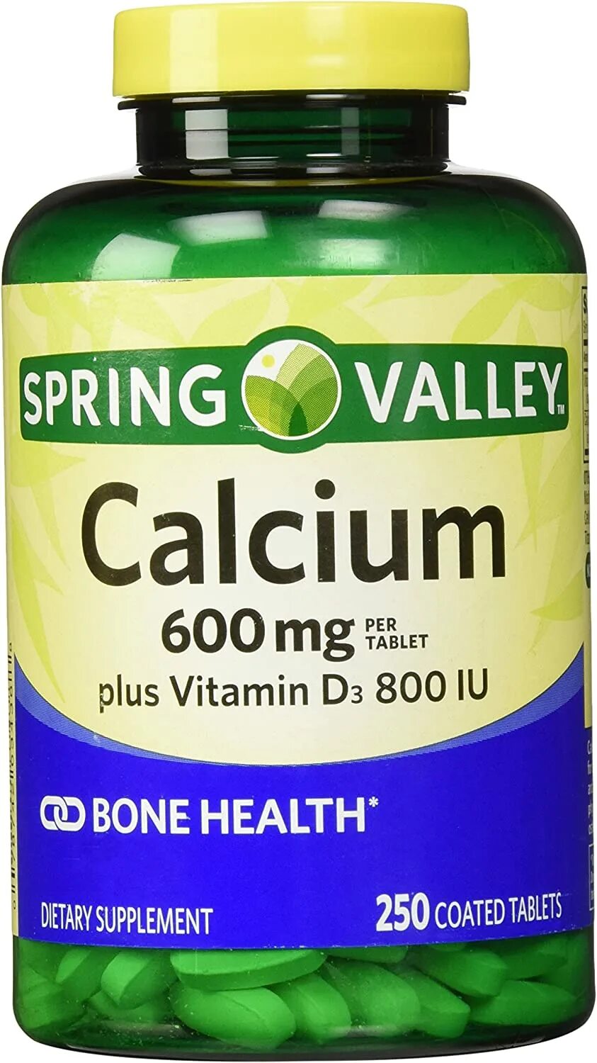 Calcium 600 vitamin d3. Calcium 600 MG Plus Vitamin d3. Calcium 600 MG with Vitamin d3 таблетки. Spring Valley Calcium 600 MG 100 Tablets. Spring Valley витамины.