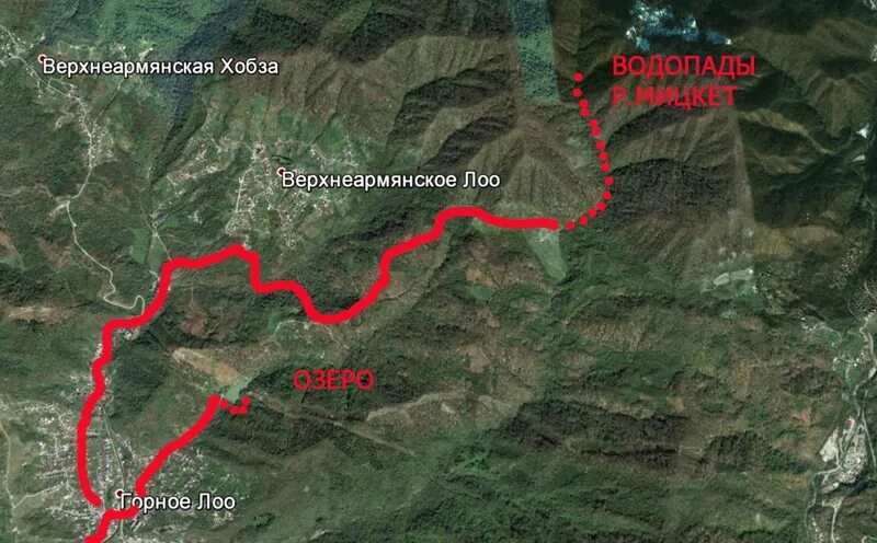 Карта нижней хобзы