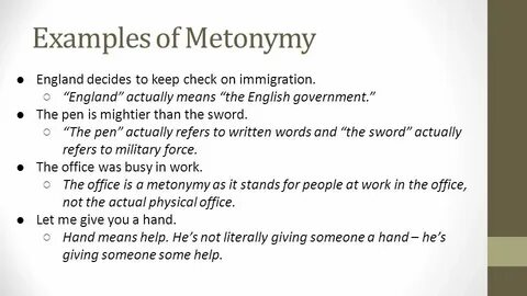 Metonymy