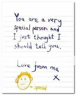 You are special to me