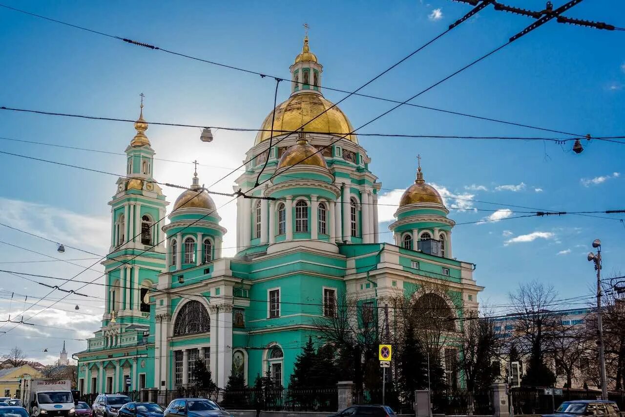 Сайт московской церкви. Храм на Бауманской в Москве Елоховский.