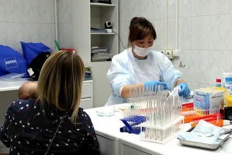 Работа лаборатории в поликлинике