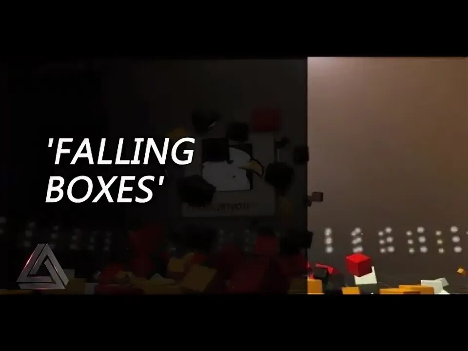 Falling boxes. Falling boxes