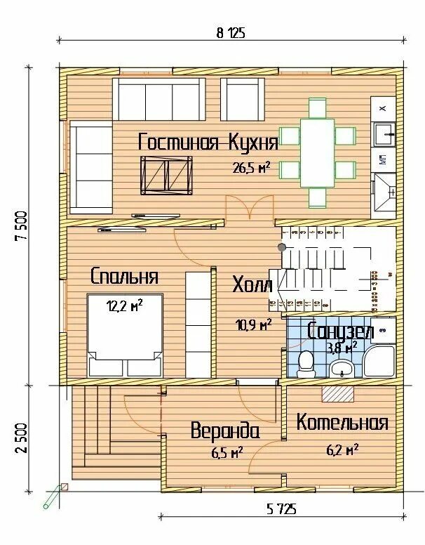 Проект дома 10 на 10 с котельной. Проекты домов 6 на 8 одноэтажные с котельной. План дома одноэтажного с 2 спальнями и гаражом котельной. Проекты одноэтажных домов из пеноблоков 10х10. Планировки каркасных домов.