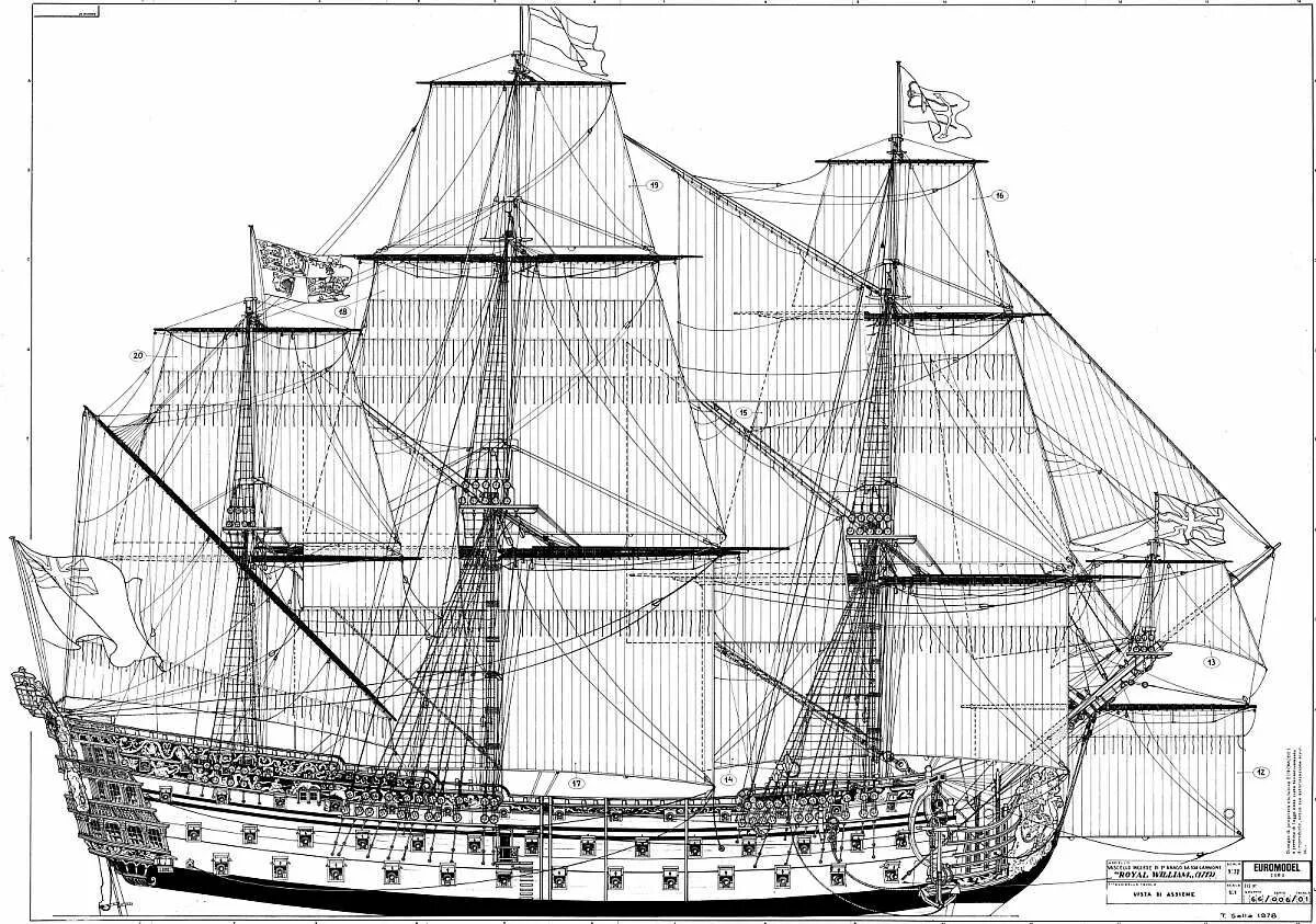 Пушечный линейный корабль. Линейный корабль hms royal william, 1719. парусный корабль le fleuron 1729. 74 пушечный линейный корабль.