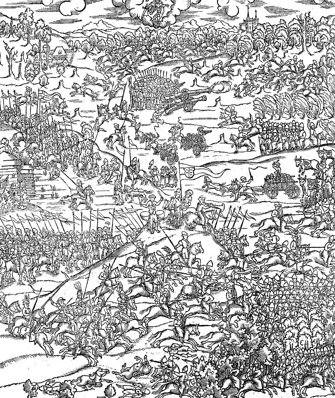 Битва под клецком. Клецкая битва. битва 1506. битва под клецком 1506 картинки. гравюра битва.