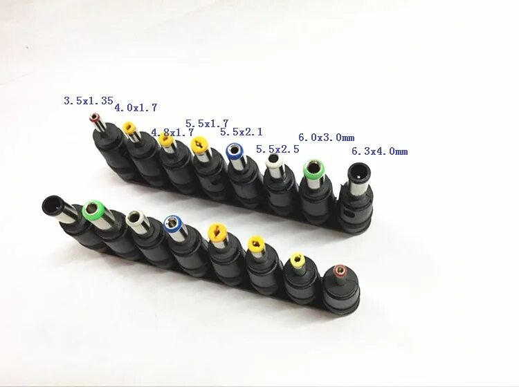 Разъем DC 6.3 X 3.0. Штекер DC 1.7/5.5. Разъем DC 4х1.7. Разъем 6.0x3.7mm. Разъемы 0.5