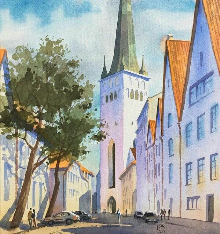 Таллин рисунок. Таллин городской пейзаж. Рисунки таллина. Гравюра таллин. Таллин старый город.