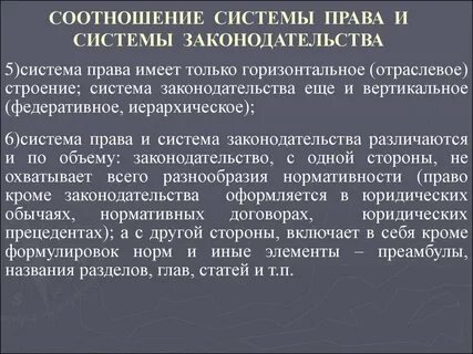 Тема система законодательства