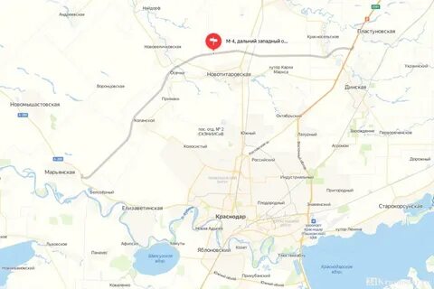Краснодар далеко