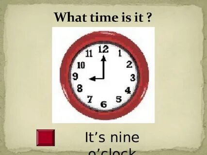 It is 5 o clock the family