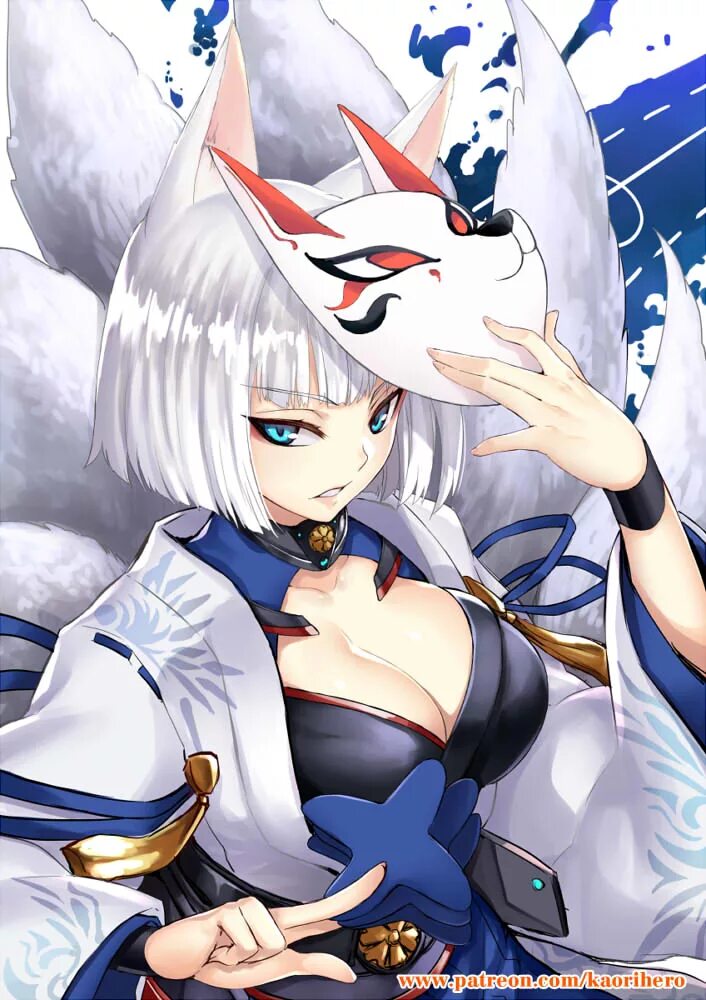 Azur lane акаги. Кага азур лейн. Kaga azur. Кицунэ азур лейн. Азур лейн.