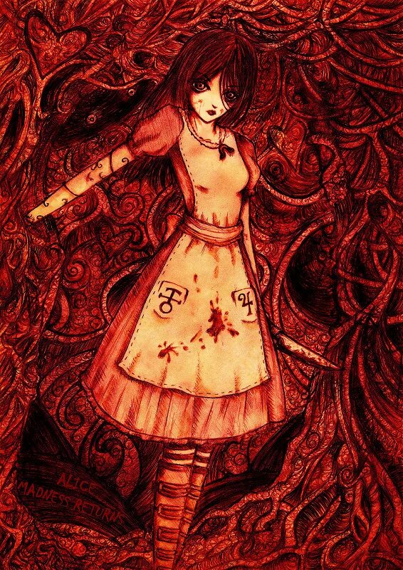 Какого черта алиса. Алиса маднес ретурн арт. American MCGEE’S Alice.