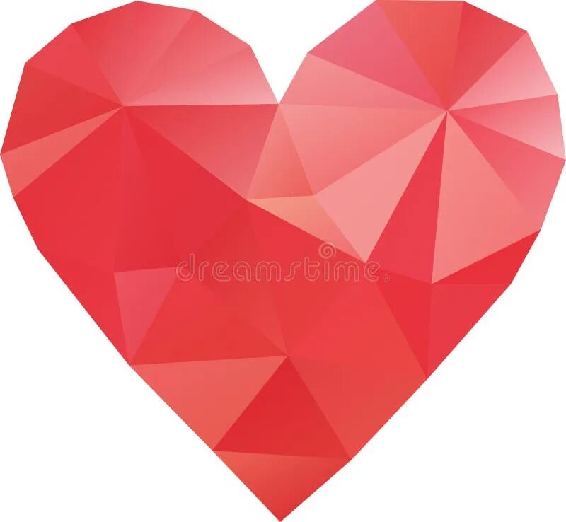Polygon heart
