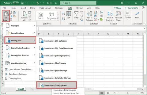 Excel источник данных