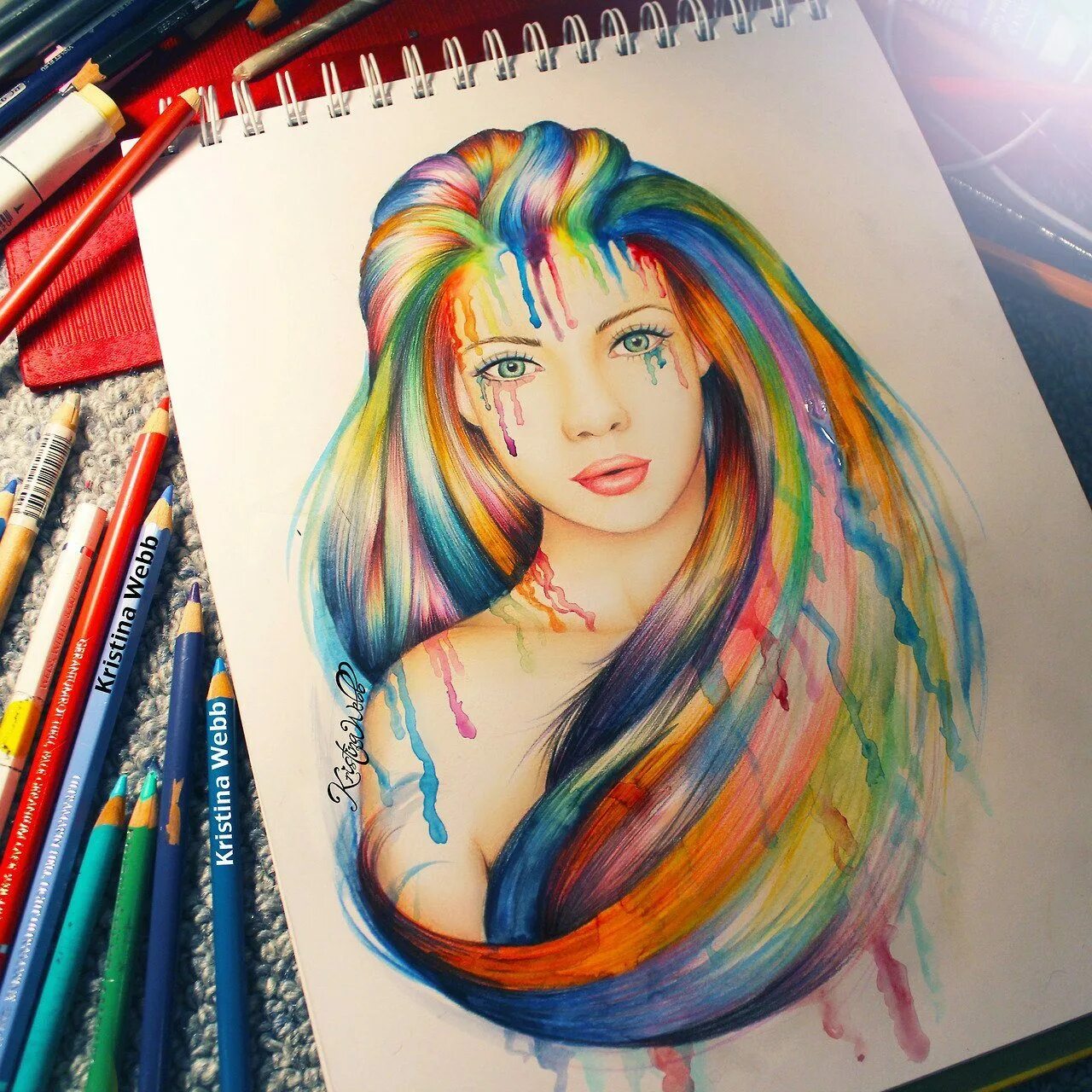 Рисование цветными карандашами. Рисунки цветными карандашами. Красивые рисунки разноцветные. Яркие идеи для рисования.