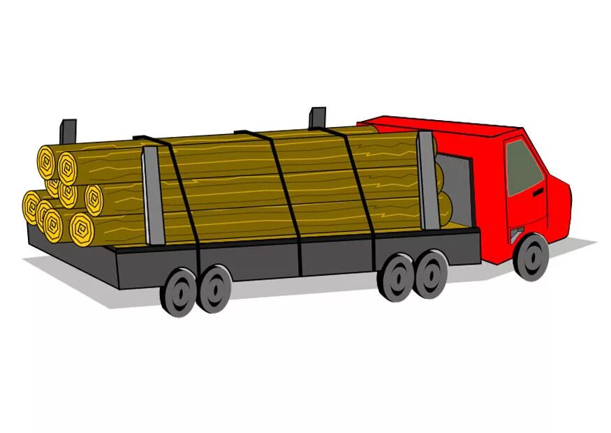 Рисунок грузовой. Грузовик иллюстрация. Нарисовать грузовик. Мультяшный лесовоз. Фура рисунок.