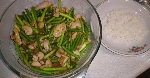 Салат чеснок с мясом
