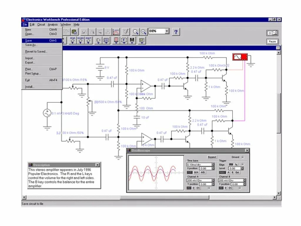 Файл workbench. Electronics workbench 5.12. схема в воркбенч. электроник воркбенч. workbench electronic усилители.