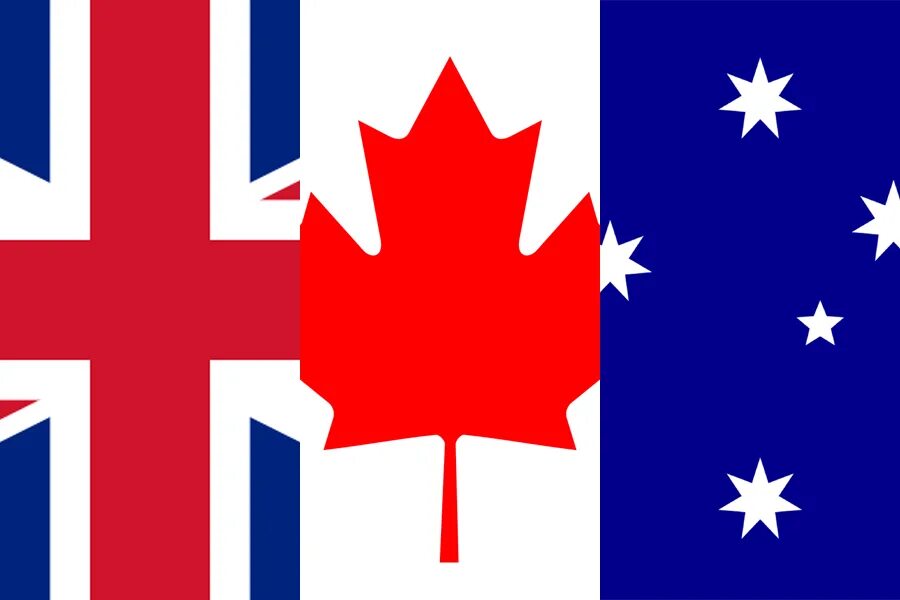 Uk ca. Флаг Канада. Флаг Австралия. Флаг Австралии и Канады. Австралия и Канада.