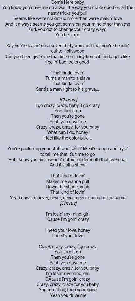 Crazy текст. Crazy Aerosmith текст. Aerosmith Crazy перевод. Crazy песня текст. Перевод песни this love drives me crazy