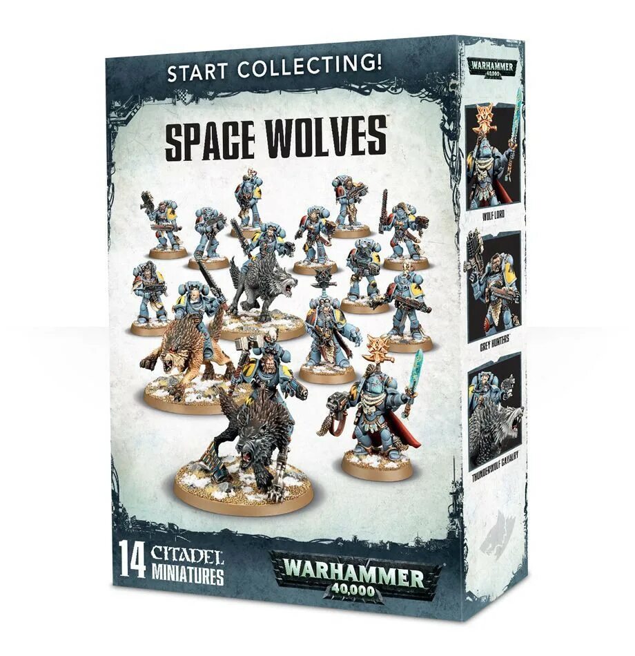 Warhammer 40000 стартовый набор. Space Wolves start collecting. Space Wolves Warhammer 40000 start. Вархаммер стартовый набор. Start collection